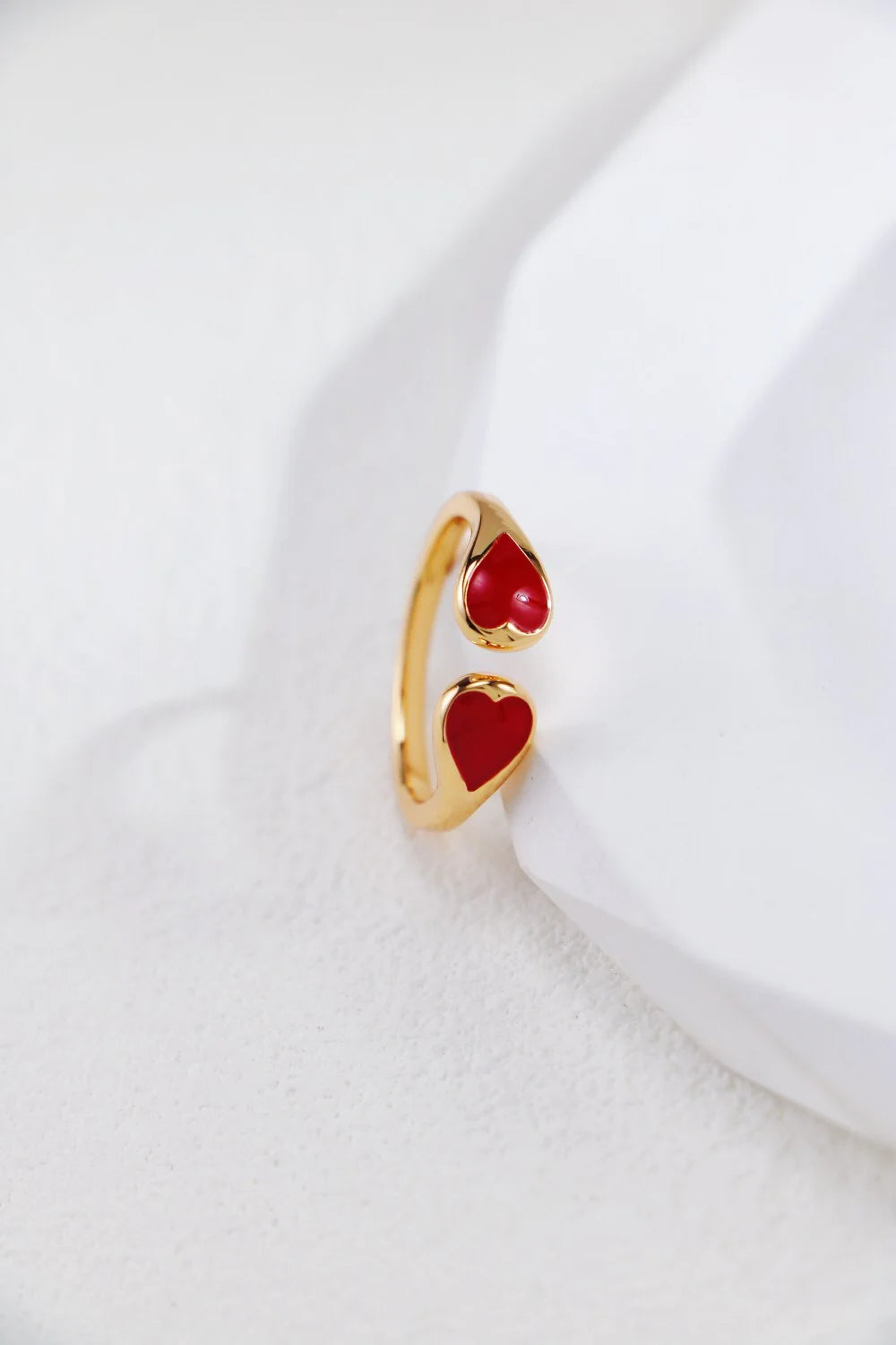 Red Heart Shaped Ring