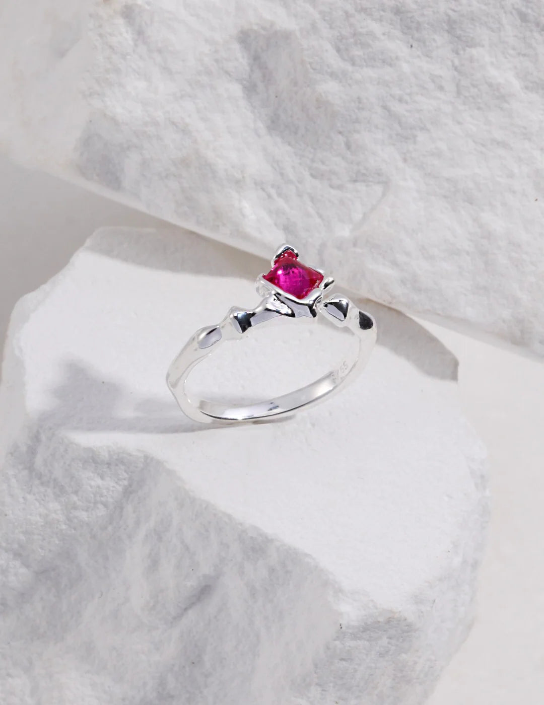 Pink Zircon Ring