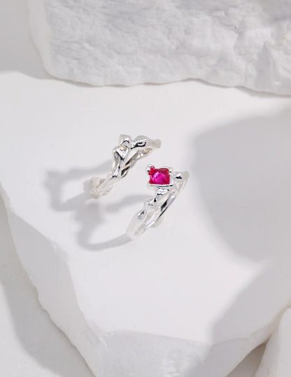 Pink Zircon Ring