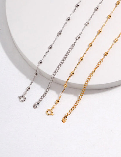 Minimalist Ball Chain Necklace